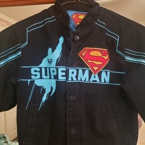Superman Black Jean Jacket